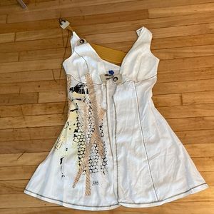 OHDD sleeveless unique fabulous top! 100% Cotton.